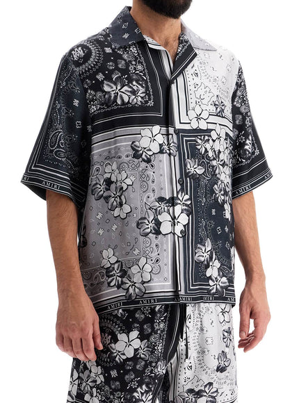 Amiri bowling shirt with bandana