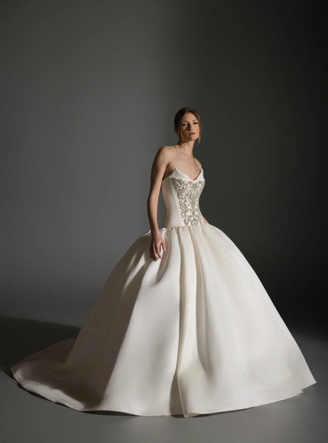 Lazaro Maison Perez Antoinette Wedding Dress