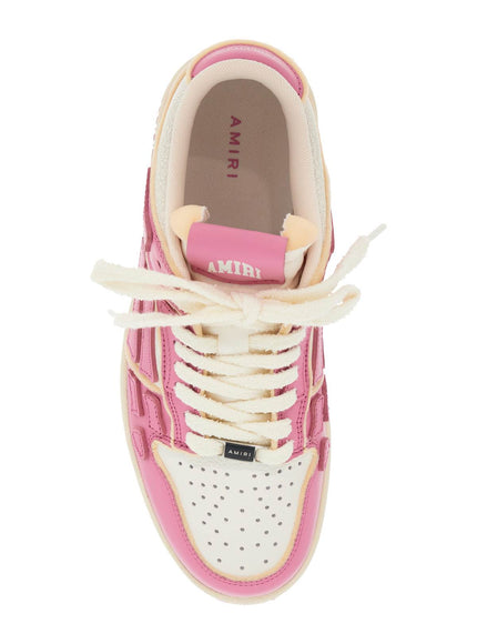 Amiri collegiate skel top low sneakers