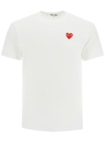 Comme Des Garcons Play unisex heart patch t-shirt with