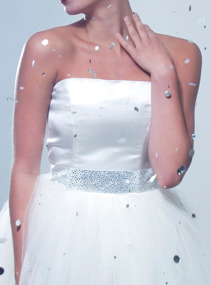Astra Wide Crystal Belt