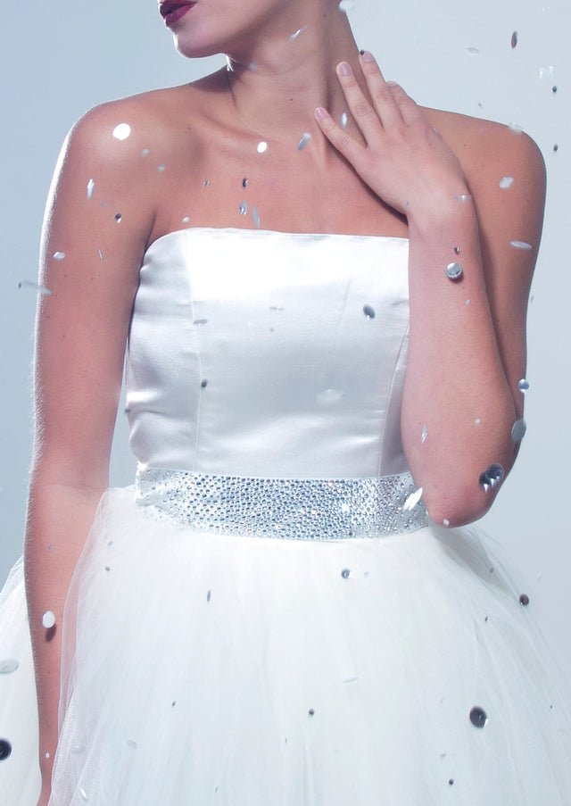 Astra Wide Crystal Belt