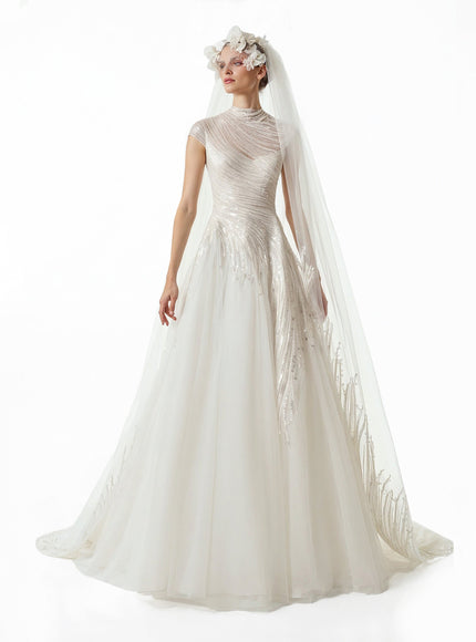 Gemy Maalouf Vague Gown
