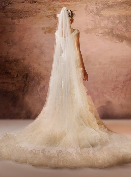 Gemy Maalouf Chemin Gown