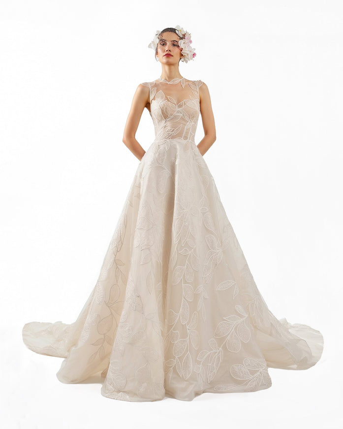 Gemy Maalouf Nympheas Gown Default Title