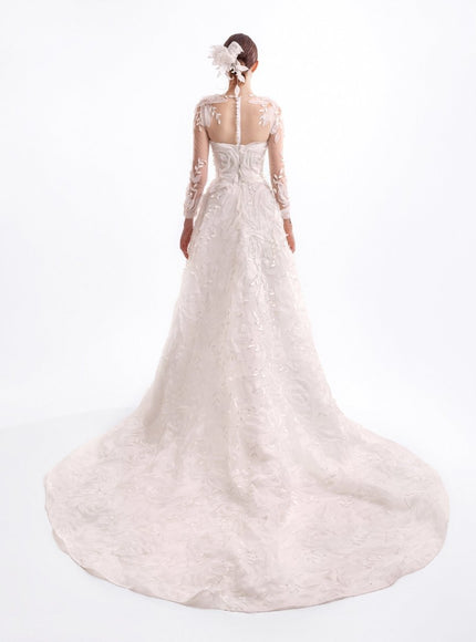 Gemy Maalouf Dove Gown