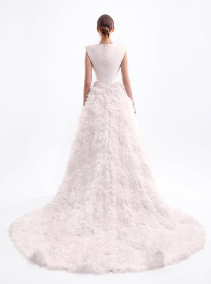 Gemy Maalouf Parrot Gown