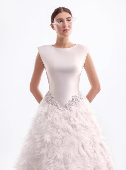 Gemy Maalouf Parrot Gown