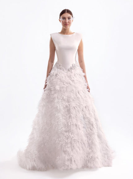 Gemy Maalouf Parrot Gown