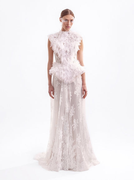 Gemy Maalouf Hummingbird Gown