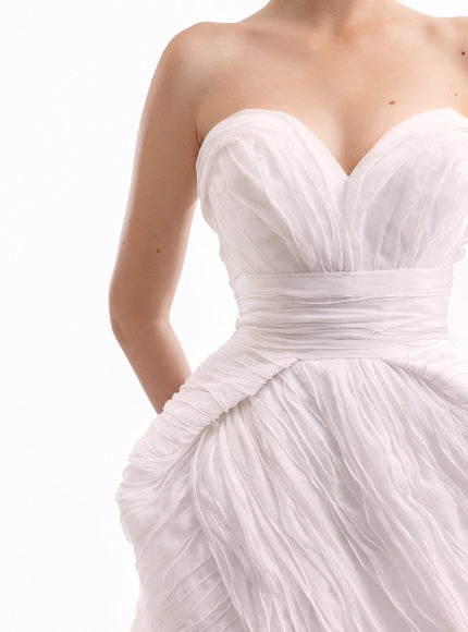 Gemy Maalouf Swan Gown