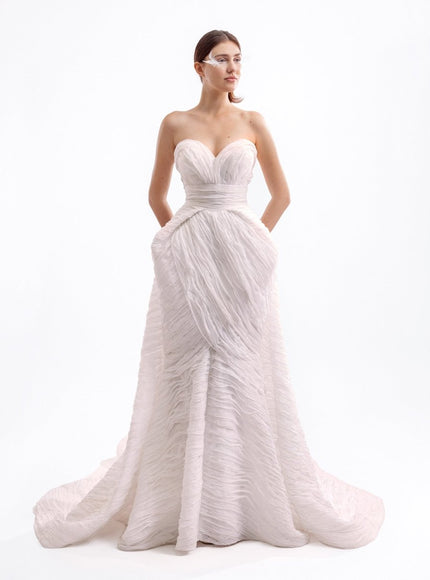 Gemy Maalouf Swan Gown