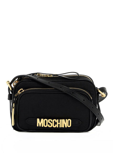 Moschino mini shoulder bag with metal logo