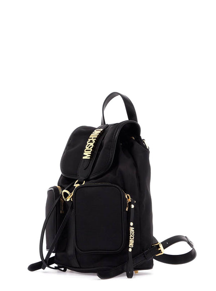 Moschino "backpack with metal lettering