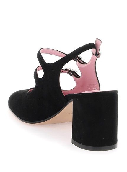 Carel suede banana slingback mary jane