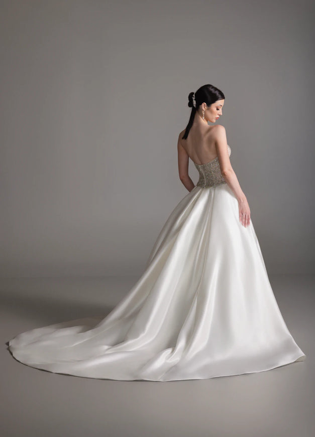 Lazaro Banu Mikado Ball Gown Wedding Dress