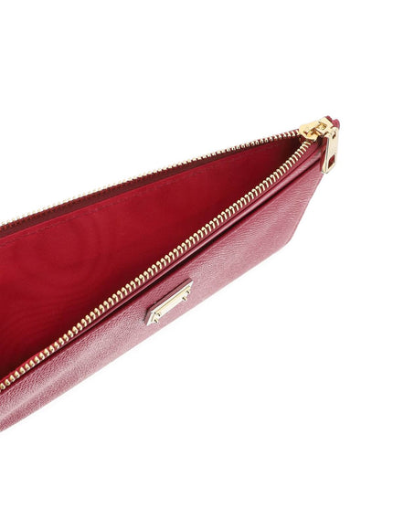 Dolce & Gabbana cardholder pouch in dauphine calfskin