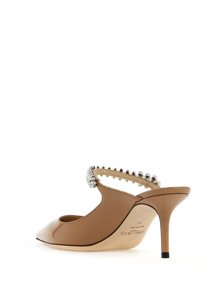 Jimmy Choo patent leater bing 65 mules