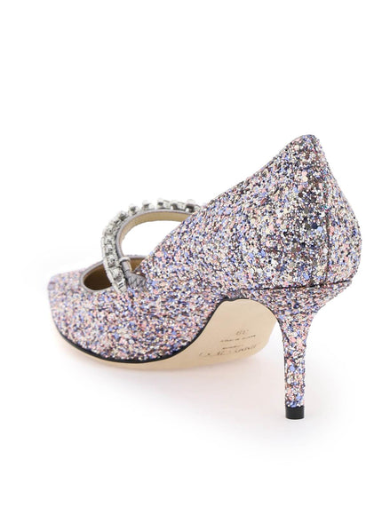 Jimmy Choo bing 65 pumps with glitter and crystals