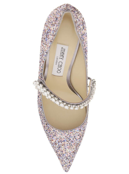 Jimmy Choo bing 65 pumps with glitter and crystals