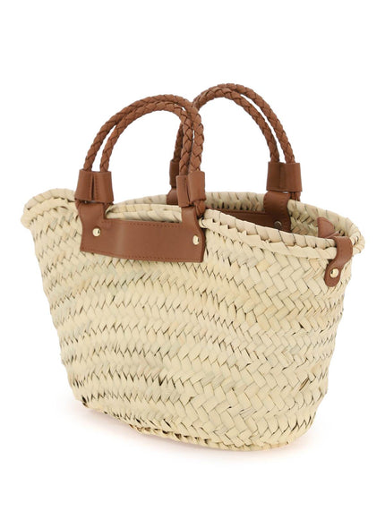 CASTANER raffia basket bag for