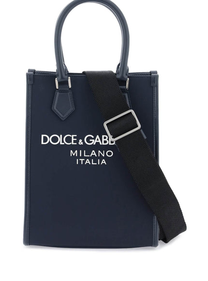 Dolce & Gabbana small nylon tote bag with logo