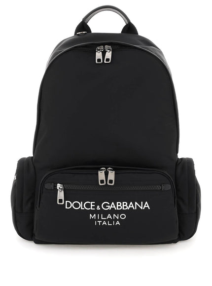 Dolce & Gabbana nylon backpack with logo