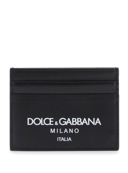 Dolce & Gabbana logo leather cardholder