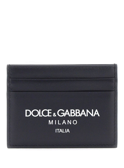 Dolce & Gabbana logo leather cardholder