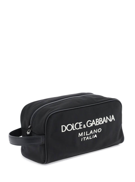 Dolce & Gabbana rubberized logo beauty case