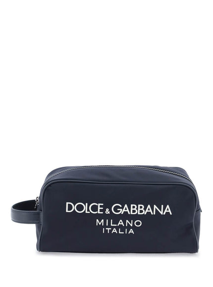 Dolce & Gabbana rubberized logo beauty case