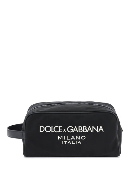 Dolce & Gabbana rubberized logo beauty case