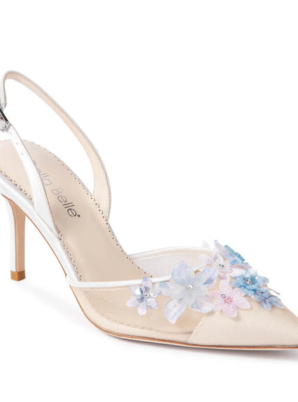 Bella Belle Becca Floral Slingback Heels