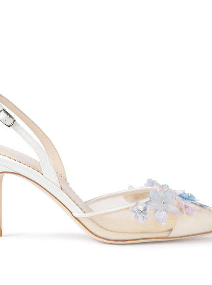 Bella Belle Becca Floral Slingback Heels