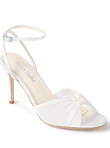 Bella Belle Demi Pearl Tulle Stiletto Bridal Sandals