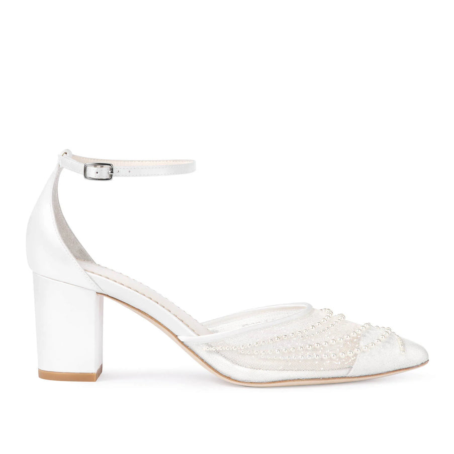 Bella Belle Perla Pearl Block Heels