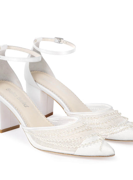 Bella Belle Perla Pearl Block Heels