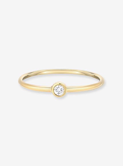 Zoe Lev Bezel Diamond Ring