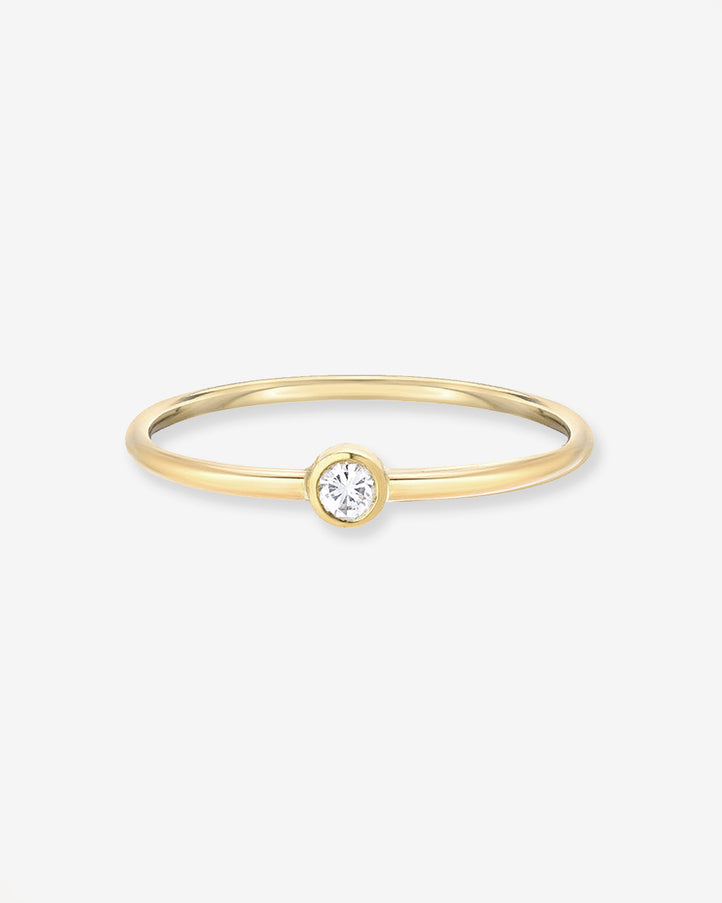 Zoe Lev Bezel Diamond Ring
