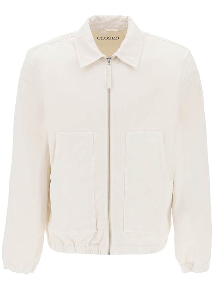 Closed cotton blouson jacket