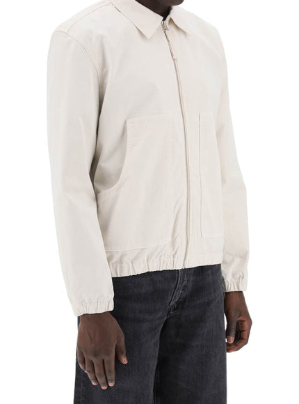 Closed cotton blouson jacket