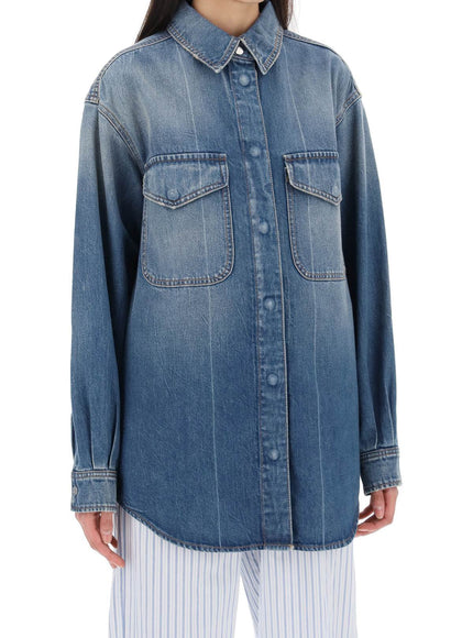 Closed denim overshirt made of recycled cotton blend