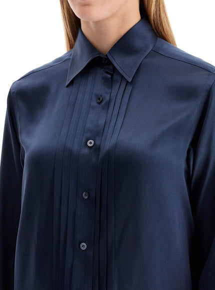 Tom Ford silk charmeuse blouse shirt