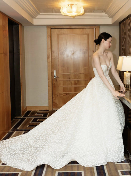 Lazaro Maison Perez Cadence Wedding Gown