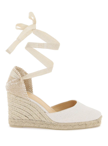 CASTANER lurex carina wedge espadrilles