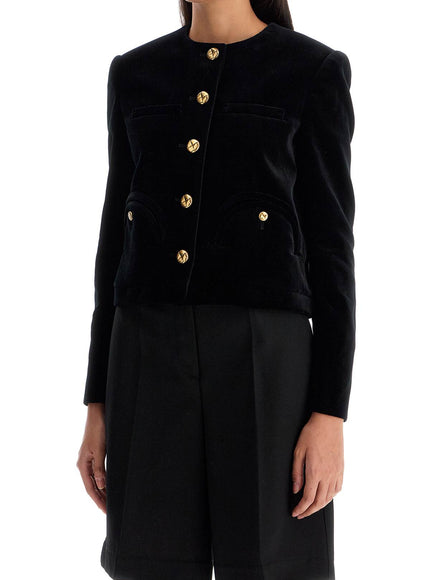 Blaze Milano Shamo Cotton Velvet Bolero Jacket