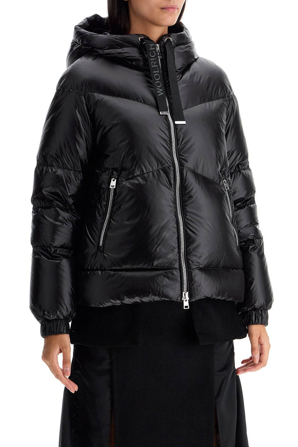 Woolrich Quilted Down Jacket In Black