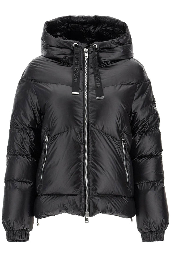 Woolrich Quilted Down Jacket In Black