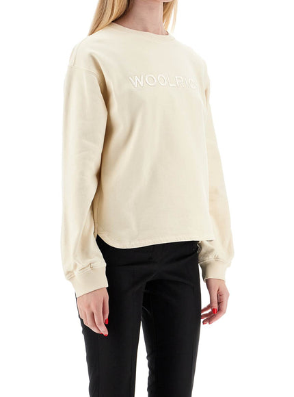 Woolrich "embroidered logo crewneck