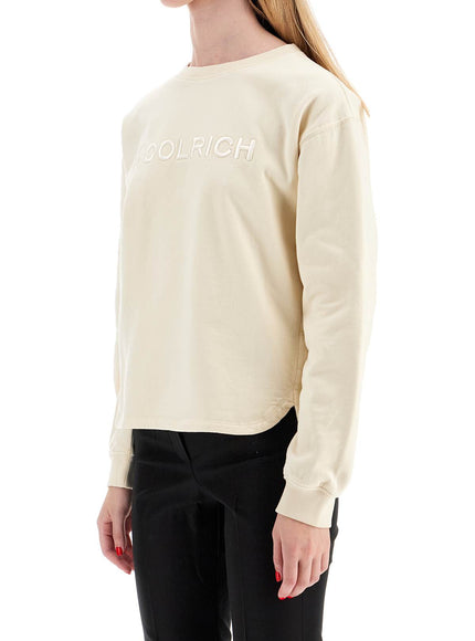 Woolrich "embroidered logo crewneck